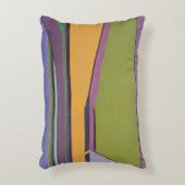 ラベンダー及びオレンジアクセントの枕 アクセントクッション (正面(垂直))