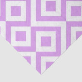 ラベンダー及びホワイトメアンダーティッシュペーパー 薄葉紙 (詳細)