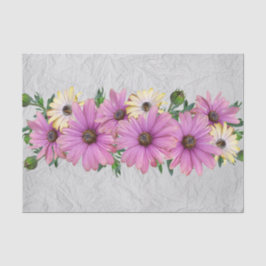 ラベンダー及び黄色いデイジー 薄葉紙