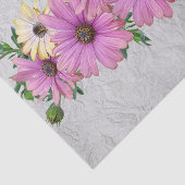 ラベンダー及び黄色いデイジー 薄葉紙 (詳細)