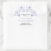 ラベンダー夏の花 – 愛は甘い ラウンドシール (バッグ)