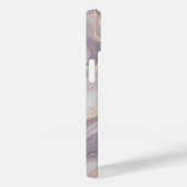 ラベンダー大理石iPhone 14ケースと銀静脈 Case-Mate iPhoneケース (裏面 / 右)