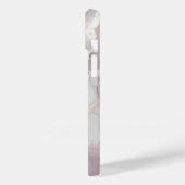 ラベンダー大理石iPhone 14ケースと銀静脈 Case-Mate iPhoneケース (裏面 / 左)