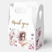 ラベンダー妖精のワイルドフラワーのピクシー誕生日 フェイバーボックス (オープン)