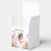 ラベンダー妖精のワイルドフラワーのピクシー誕生日 フェイバーボックス (オープン)