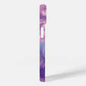ラベンダー威厳のあるを通して白いユニコーンがギャロピング Case-Mate iPhoneケース (裏面 / 右)