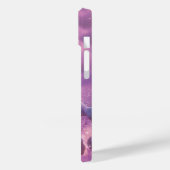 ラベンダー威厳のあるを通して白いユニコーンがギャロピング Case-Mate iPhoneケース (裏面 / 左)