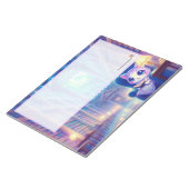 ラベンダー子猫図書館 ノートパッド (アングル)