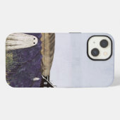 ラベンダー幽霊 iPhoneケース (裏面横)