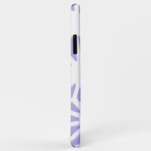 ラベンダー幾何学的パターン Case-Mate iPhoneケース (裏面/右)