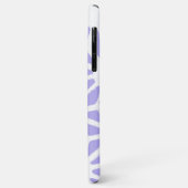 ラベンダー幾何学的パターン Case-Mate iPhoneケース (裏面/左)