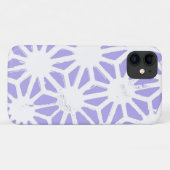 ラベンダー幾何学的パターン Case-Mate iPhoneケース (裏面(横))