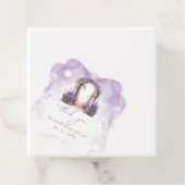 ラベンダー庭園の結婚式ありがとう フェイバータグ (インサイチュ)