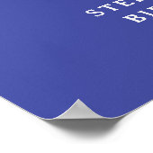 ラベンダー応援から100年への誕生日へようこそ ポスター (角)