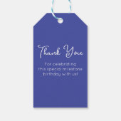 ラベンダー応援75年75誕生日 ギフトタグ (裏面)