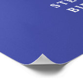 ラベンダー応援95年95th誕生日へようこそ ポスター (角)