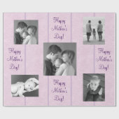 ラベンダー抽象芸術カスタムテンプレート包装紙 ラッピングペーパー (フラット)