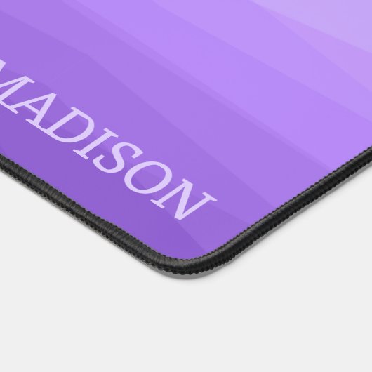 ラベンダー抽象芸術多角形デザイン デスクマット (コーナー)