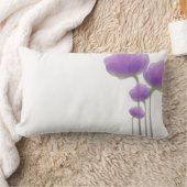 ラベンダー抽象芸術花枕 ランバークッション (ブランケット)