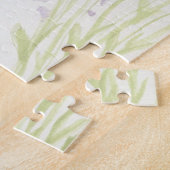 ラベンダー栽培ヴィンテージ手書き母の日 ジグソーパズル (側面)