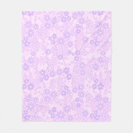 ラベンダー植物学II フリースブランケット