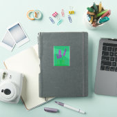 ラベンダー植物 シール (iPadカバー)