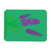 ラベンダー植物 マグネット (横)