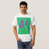 ラベンダー植物 Tシャツ (正面フル)