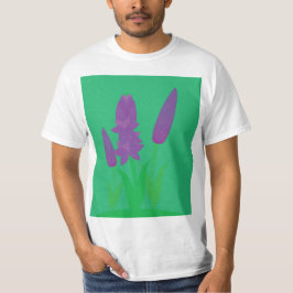 ラベンダー植物 Tシャツ