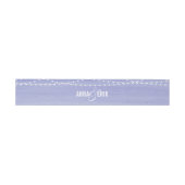 ラベンダー水彩ストリングライト 招待状ベリーバンド (フラット)