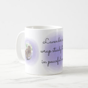 ラベンダー水彩 ラブラドール・レトリーバー 名前入り コーヒーマグカップ