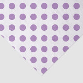 ラベンダー水玉模様オンホワイト 薄葉紙 (詳細)