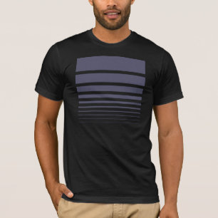 ラベンダー灰色フィボナッチ順序のgeomtric Tシャツ