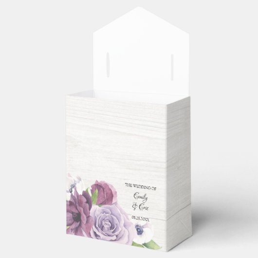 ラベンダー牡丹のライトスの結婚弦 フェイバーボックス (オープン)