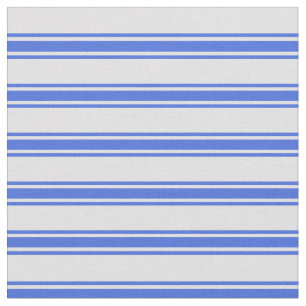 ラベンダー王室のと青の色の線 ファブリック