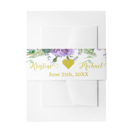 ラベンダー畑の美しい写真 | ありがとうございます 招待状ベリーバンド