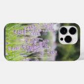 ラベンダー畑の静けさ iPhoneケース (裏面横)