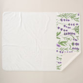 ラベンダー畑 シェルパブランケット (正面(横))