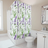 ラベンダー畑 シャワーカーテン (インサイチュ)
