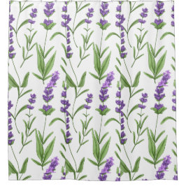 ラベンダー畑 シャワーカーテン