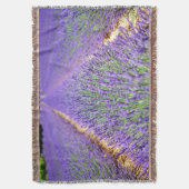 ラベンダー畑 スローブランケット (正面縦)