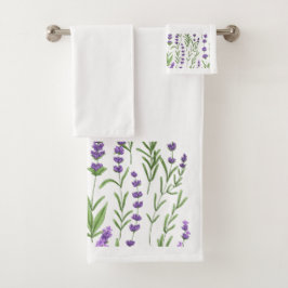 ラベンダー畑 バスタオルセット