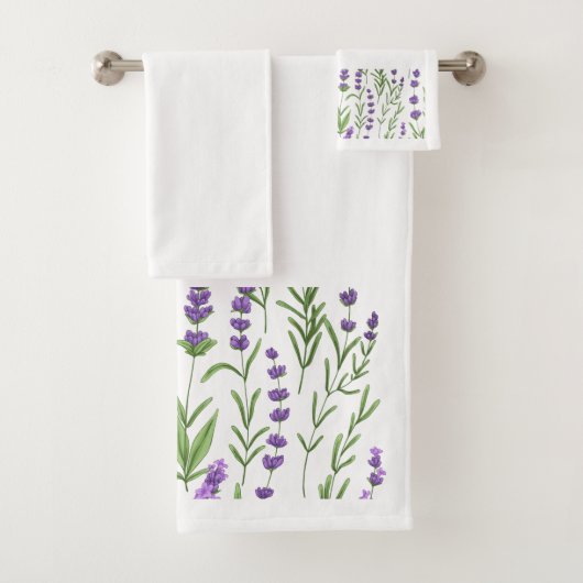 ラベンダー畑 バスタオルセット (インサイチュ)