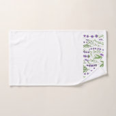 ラベンダー畑 バスタオルセット (ハンドタオル)