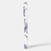 ラベンダー畑 | パープルの水彩花柄 Case-Mate iPhoneケース (裏面 / 左)
