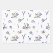 ラベンダー畑 ラッピングペーパーシート (正面3)