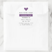 ラベンダー石鹸の手作り材料リスト ラウンドシール (バッグ)