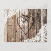 ラベンダー素朴ウッドレース宿泊カード エンクロージャーカード (裏面)