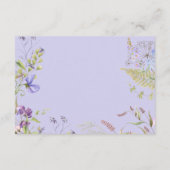 ラベンダー素朴セージ山花ラベンダー詳細 エンクロージャーカード (裏面)