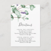 ラベンダー素朴向けエンクロージャカード エンクロージャーカード (正面)